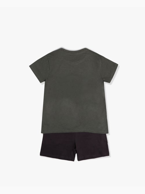 Pyjama à manches courtes STAR WARS Baby Yoda pour garçon - Kiabi