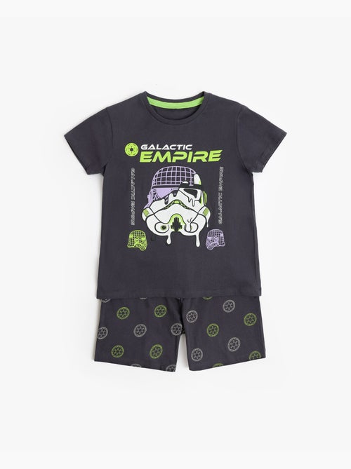 Pyjama à manches courtes STAR WARS Neon Galactic Empire pour garçon - Kiabi
