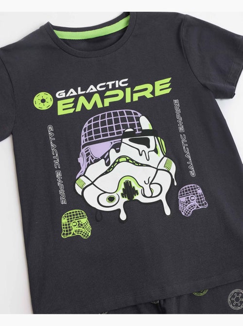 Pyjama à manches courtes STAR WARS Neon Galactic Empire pour garçon - Kiabi