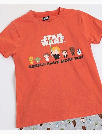 Pyjama à manches courtes STAR WARS Pixel Wars pour garçon