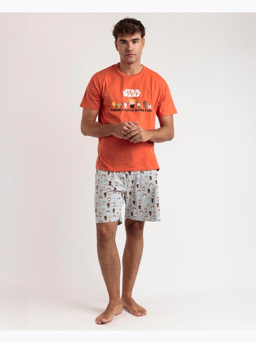Pyjama à manches courtes STAR WARS Pixel Wars pour homme - Kiabi