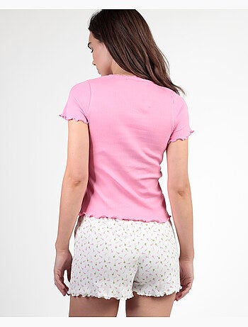 Pyjama à manches courtes Sweet Lollipop pour femme ADMAS