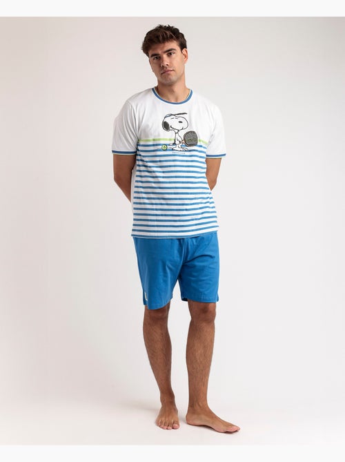 Pyjama à manches courtes Tennis Club pour homme PEANUTS - Kiabi Pyjama à manches courtes Tennis Club pour homme PEANUTS - Kiabi