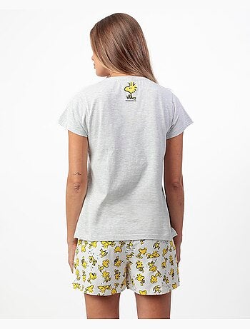 Pyjama à manches courtes Woodstock pour femme PEANUTS