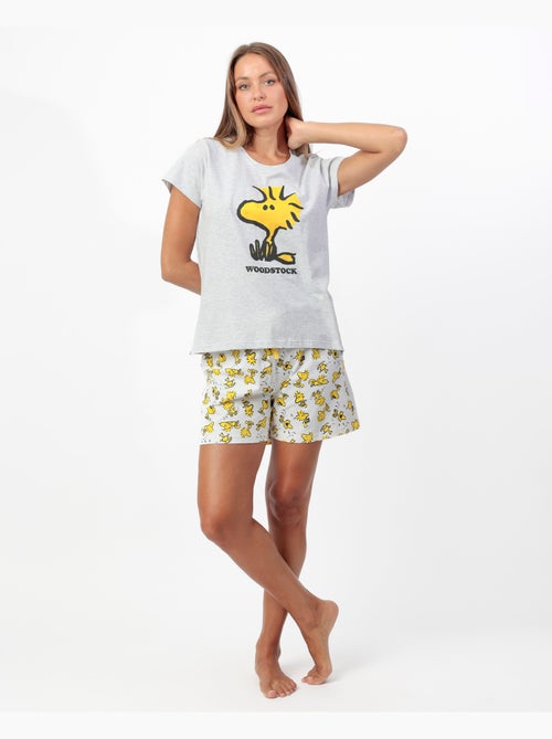 Pyjama à manches courtes Woodstock pour femme PEANUTS - Kiabi Pyjama à manches courtes Woodstock pour femme PEANUTS - Kiabi