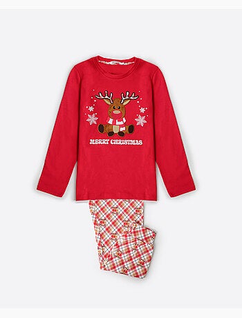 Pyjama à manches longues ADMAS à motif renne pour garçons