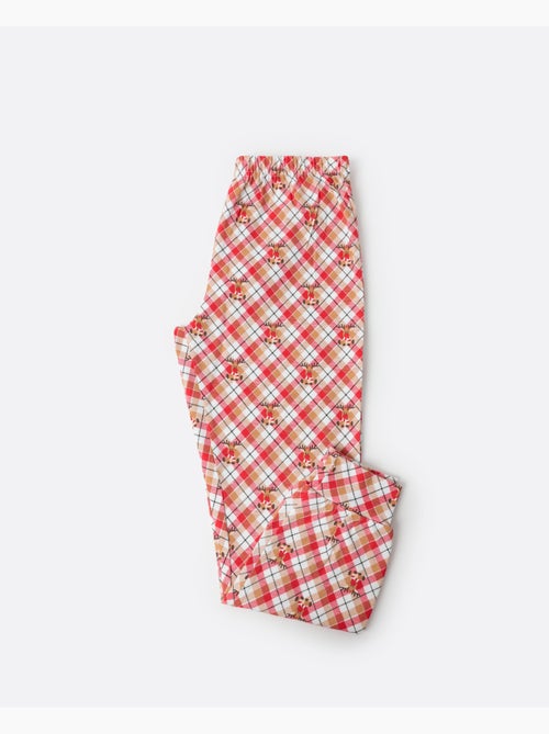 Pyjama à manches longues ADMAS à motif renne pour garçons - Kiabi