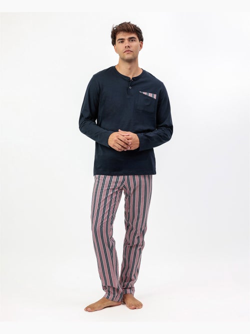 Pyjama à manches longues ADMAS CLASSIC pour homme - Kiabi Pyjama à manches longues ADMAS CLASSIC pour homme - Kiabi