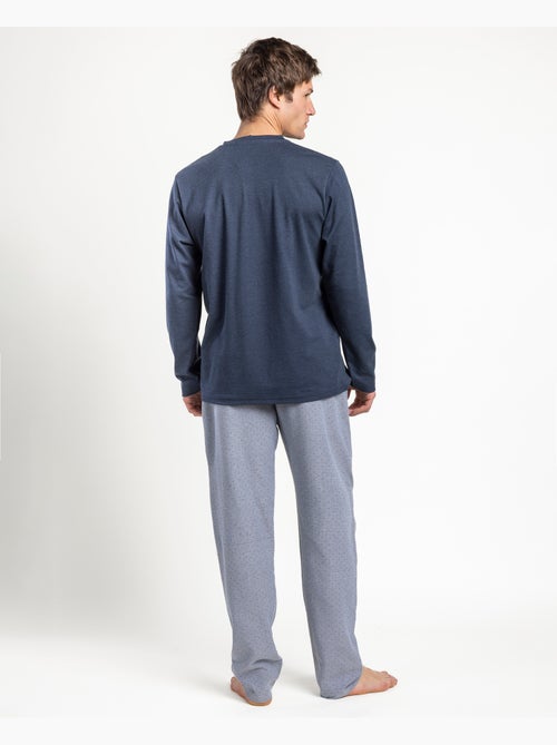 Pyjama à manches longues ADMAS CLASSIC pour homme, couleur pierre - Kiabi Pyjama à manches longues ADMAS CLASSIC pour homme, couleur pierre - Kiabi