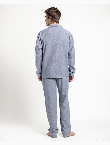 Pyjama à manches longues ADMAS CLASSIC pour homme, couleur pierre, ouvert