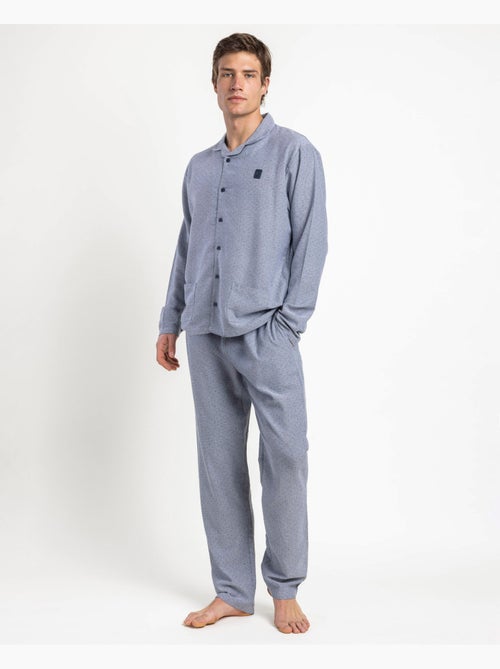 Pyjama à manches longues ADMAS CLASSIC pour homme, couleur pierre, ouvert - Kiabi Pyjama à manches longues ADMAS CLASSIC pour homme, couleur pierre, ouvert - Kiabi