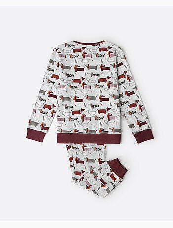 Pyjama à manches longues ADMAS Dog Home pour fille
