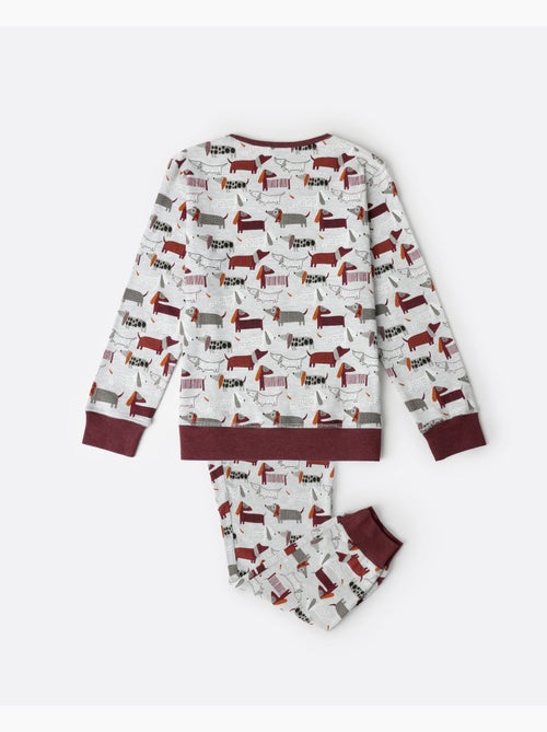 Pyjama à manches longues ADMAS Dog Home pour fille - Kiabi