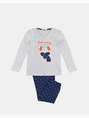 Pyjama à manches longues ADMAS Good Morning Mouse pour fille