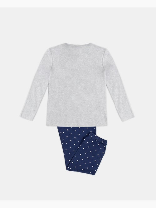Pyjama à manches longues ADMAS Good Morning Mouse pour fille - Kiabi
