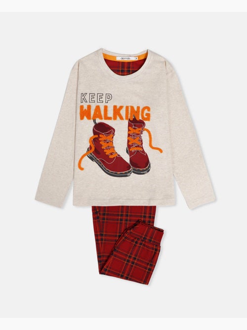 Pyjama à manches longues ADMAS Keep Walking pour fille - Kiabi Pyjama à manches longues ADMAS Keep Walking pour fille - Kiabi