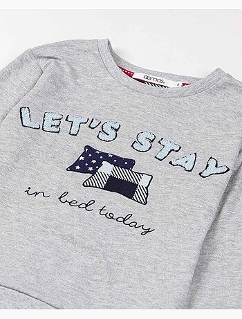 Pyjama à manches longues ADMAS Let's Stay for Girl