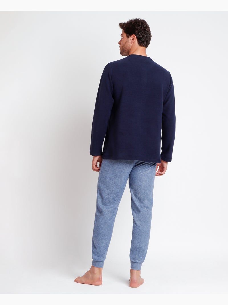Pyjama à manches longues ADMAS MAGNIFIC pour homme Eclipse A Bleu - Kiabi