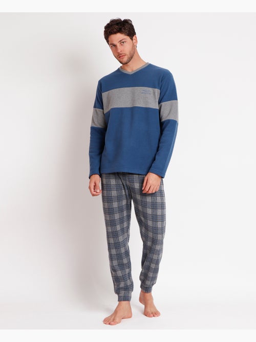 Pyjama à manches longues ADMAS MAGNIFIC pour homme Saxony - Kiabi Pyjama à manches longues ADMAS MAGNIFIC pour homme Saxony - Kiabi