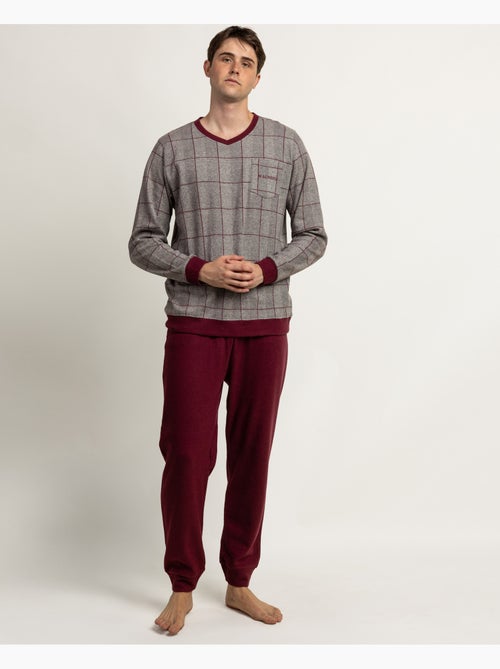 Pyjama à manches longues ADMAS MAGNIFICENT Windsor pour hommes - Kiabi Pyjama à manches longues ADMAS MAGNIFICENT Windsor pour hommes - Kiabi