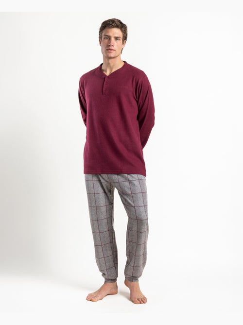 Pyjama à manches longues ADMAS MAGNIFICENT Windsor pour hommes - Kiabi