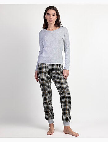 Pyjama à manches longues ADMAS Never Give Up pour femme