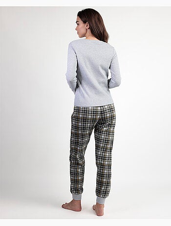 Pyjama à manches longues ADMAS Never Give Up pour femme