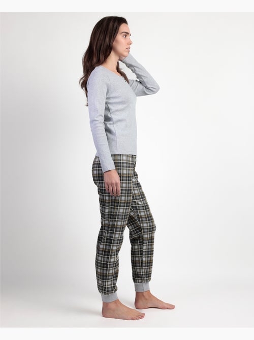 Pyjama à manches longues ADMAS Never Give Up pour femme - Kiabi Pyjama à manches longues ADMAS Never Give Up pour femme - Kiabi