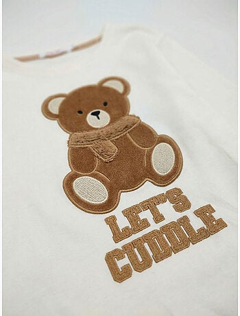 Pyjama à manches longues ADMAS Ours Câlins pour fille