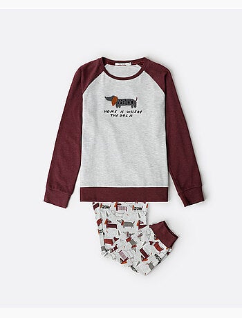 Pyjama à manches longues ADMAS pour chien pour garçon