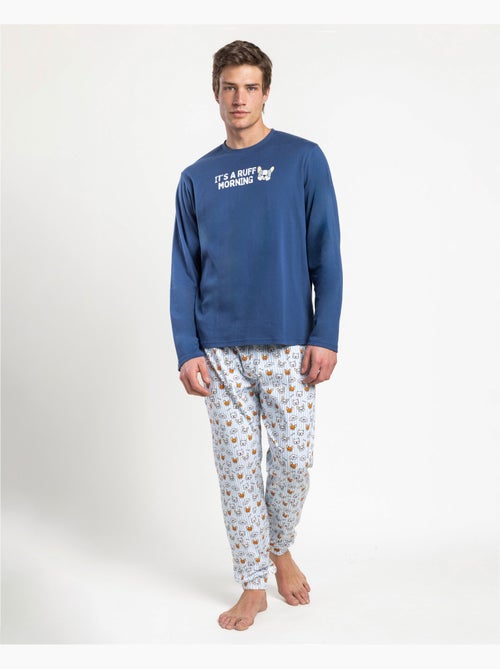 Pyjama à manches longues ADMAS pour homme, modèle Ruff Morning - Kiabi Pyjama à manches longues ADMAS pour homme, modèle Ruff Morning - Kiabi