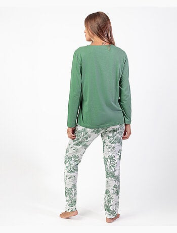 Pyjama à manches longues ADMAS Summer Paradise pour femme