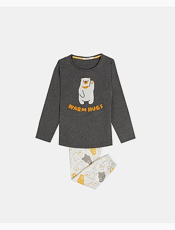 Pyjama à manches longues ADMAS Warm Hugs pour filles