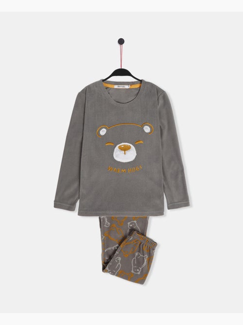 Pyjama à manches longues ADMAS Warm Hugs pour filles - Kiabi