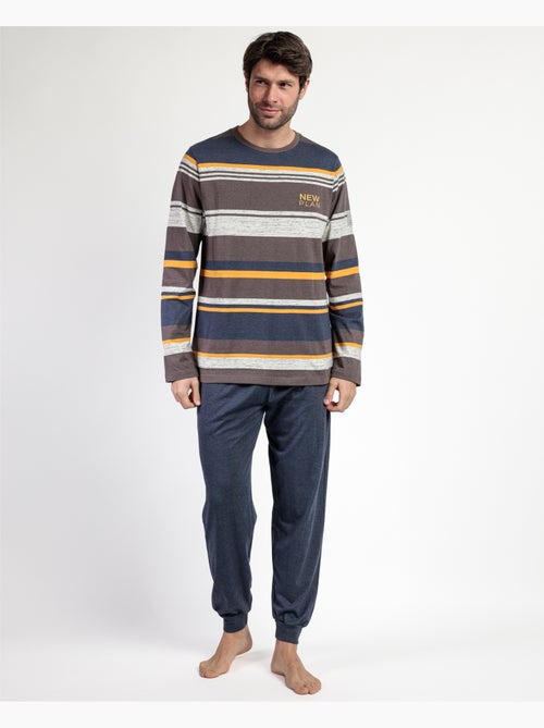 Pyjama à manches longues Amber pour homme NEW PLAN - Kiabi