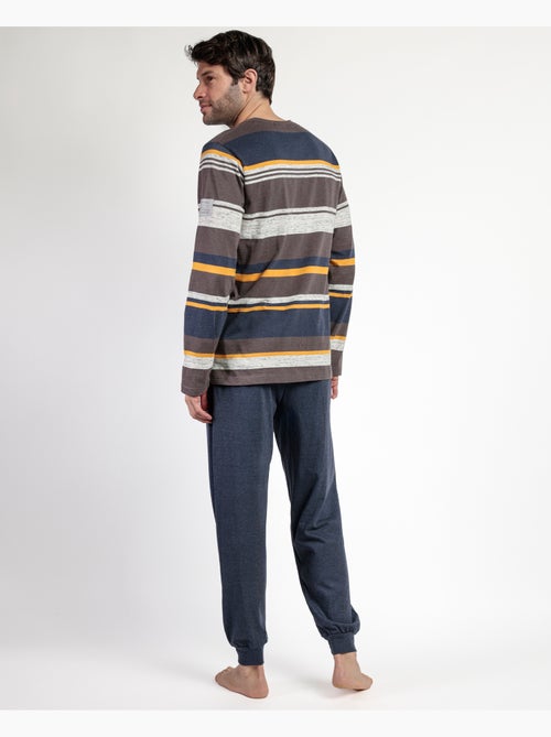 Pyjama à manches longues Amber pour homme NEW PLAN - Kiabi