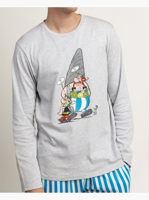 Pyjama à manches longues ASTERIX Menhir pour homme - Kiabi Pyjama à manches longues ASTERIX Menhir pour homme - Kiabi