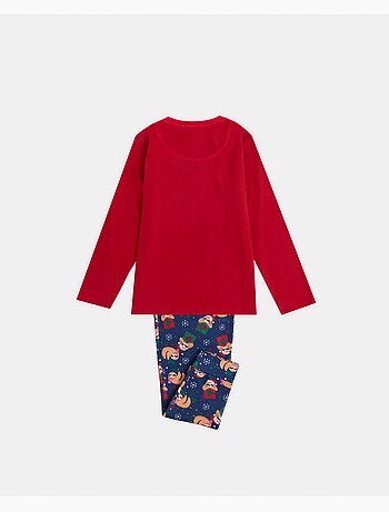 Pyjama à manches longues AUSSI Passez un Noël tranquille pour fille
