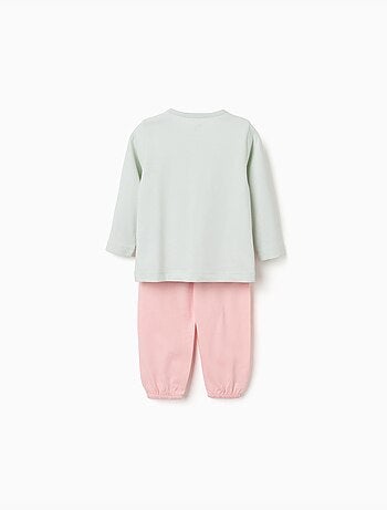 Pyjama à manches longues avec imprimé de fleurs