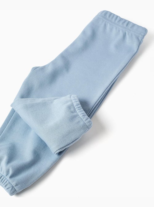 Pyjama à manches longues + bavoir en coton - Kiabi