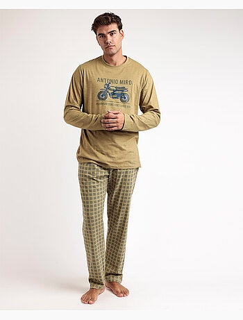 Pyjama à manches longues Caferacer pour homme ANTONIO MIRO