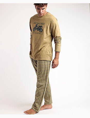 Pyjama à manches longues Caferacer pour homme ANTONIO MIRO