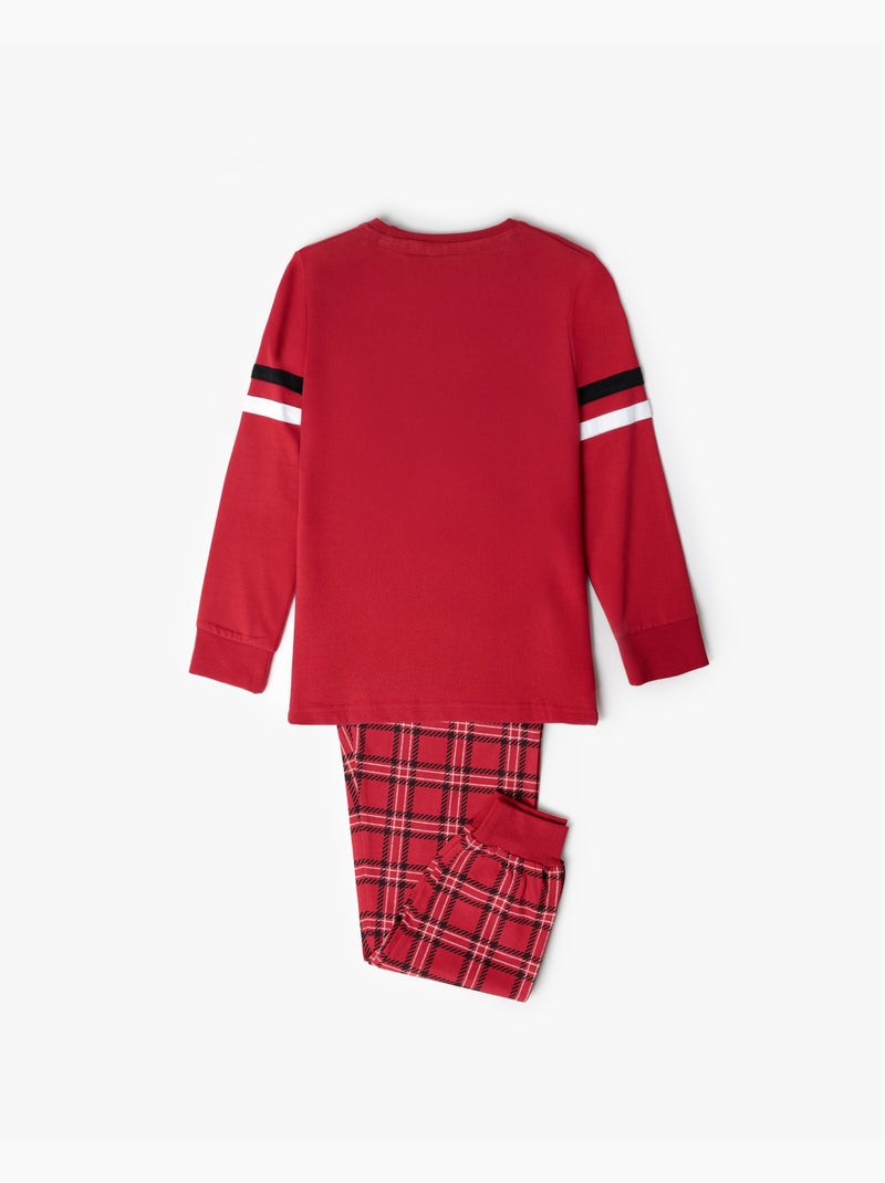 Pyjama à manches longues CARS Punk Queen pour garçon Rouge - Kiabi