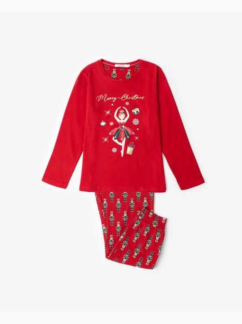 Pyjama à manches longues Casse-Noisette ADMAS pour filles - Kiabi Pyjama à manches longues Casse-Noisette ADMAS pour filles - Kiabi