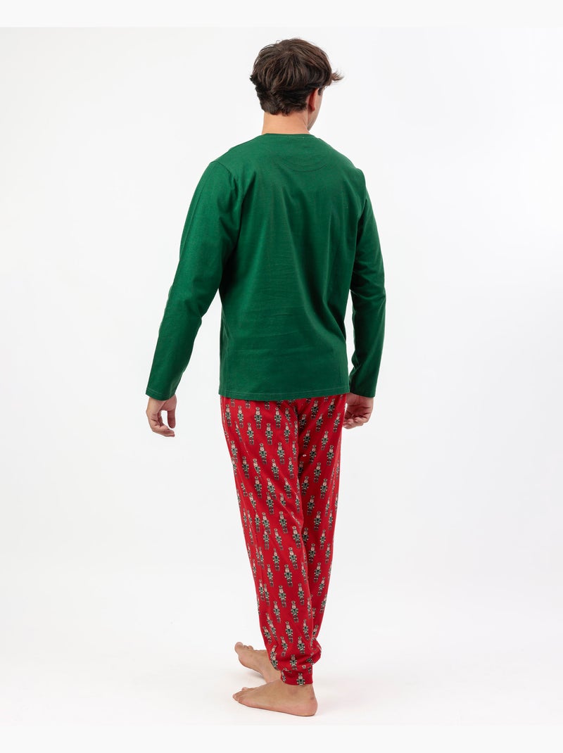 Pyjama à manches longues Casse-Noisette pour homme ADMAS Vert - Kiabi