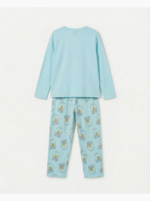 Pyjama à manches longues Disney Blue Alice pour fille - Kiabi