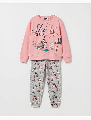 Pyjama à manches longues Disney Bon Ski pour filles