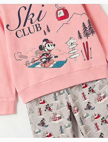 Pyjama à manches longues Disney Bon Ski pour filles