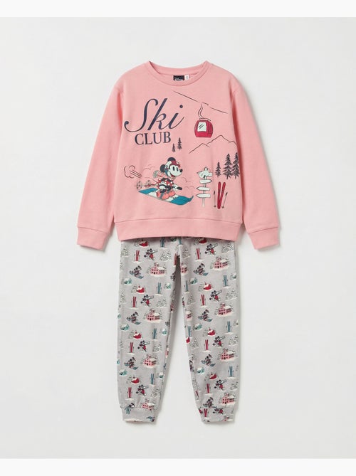 Pyjama à manches longues Disney Bon Ski pour filles - Kiabi