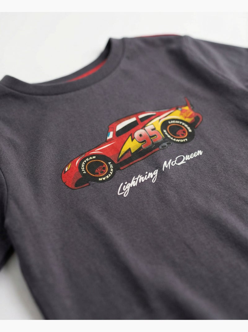 Pyjama à manches longues Disney Cars McQueen pour garçon Gris foncé - Kiabi